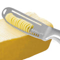 Butter Knife Spreader and Curler - Complete Your Kitchen Knives Set with Stainless Steel Butter Knife for Hard Butter with Ergonomic Handle