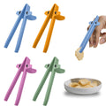 4 PCS Finger Chopsticks for Gamers - Snack Grabber & Chip Helper Tool - Cute Wheat Straw Office Snack Chopsticks - Reusable Non-Slip Gaming Snacking Solution