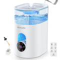 Humidifiers for Bedroom Large Room Home - GloryAir 6L Quiet Top Fill Cool & Warm Mist Humidifier with Smart Humidity Control, Remote Control, 7-Color Light, Humidistat, Oil Diffuser