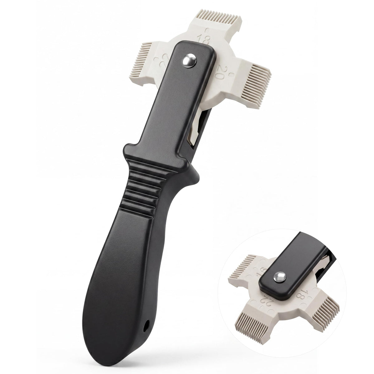 1pc AC Fin Straightening Tool, AC Fin Comb Straightener, Air Conditioner Fins Comb, Air Condenser Radiator Clean One Piece Design, 16, 18, 20, 22 Fins/Inch, Material Upgrade, Safe for Coils