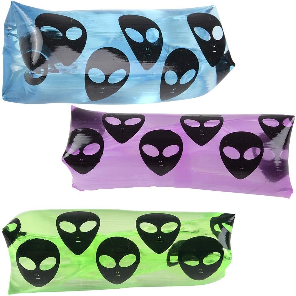 Alien Water Wiggler| 3 Pack | 4.5 Inch | Water Snake Sensory Fidget Toys