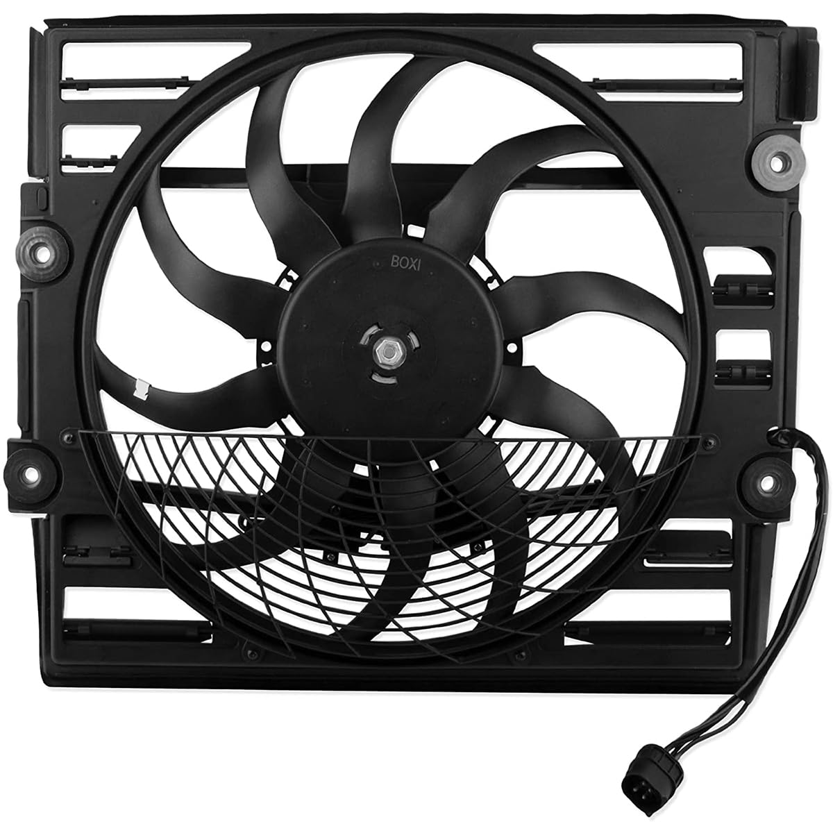 621-209 Engine Radiator Cooling Fan for BMW 740i 1997-1998 740iL 1996-1998 V8 4.4L Petrol Sedan E38 750iL 1996-1998 V12 5.4L, 344-55010-200 64548369070 64548380774