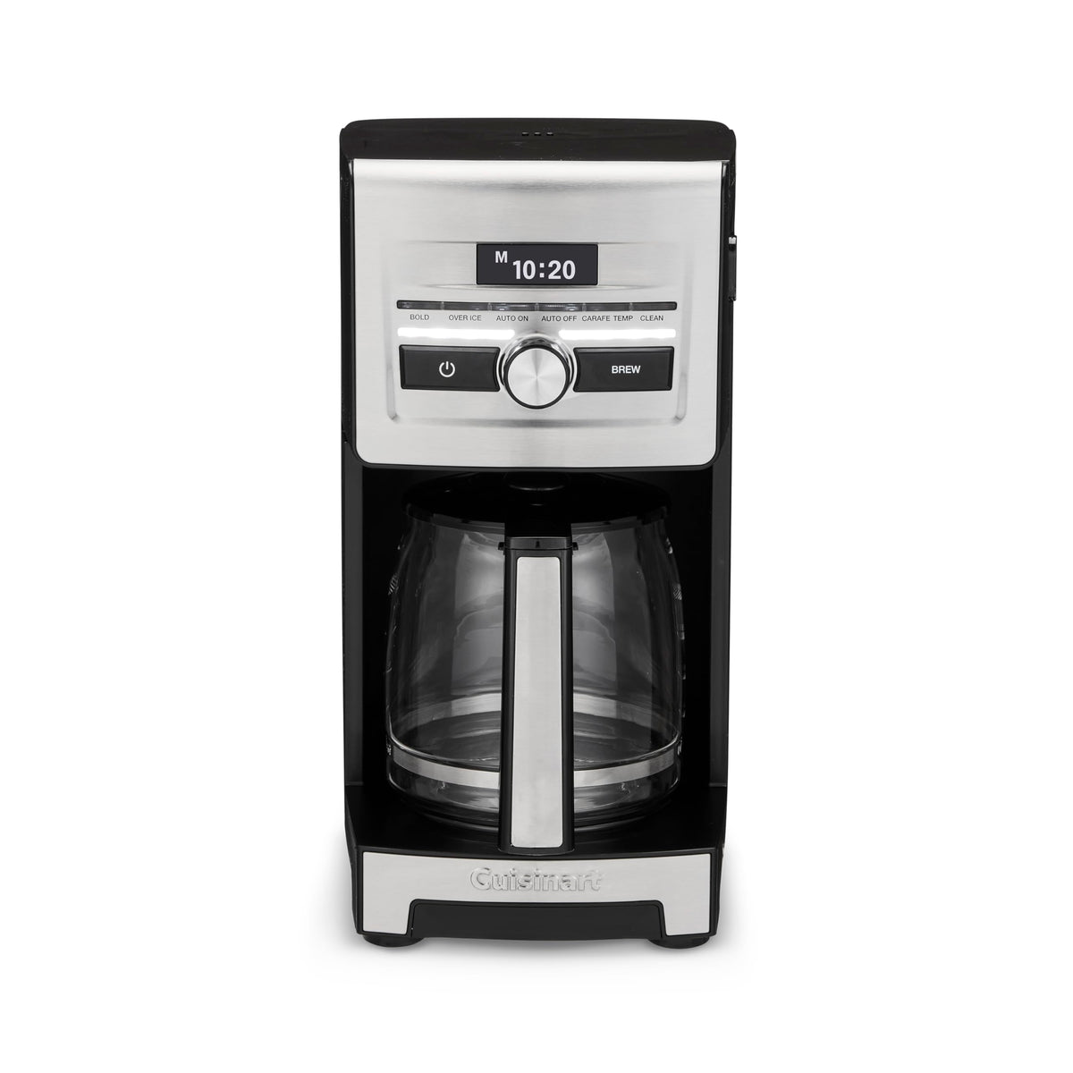 Cuisinart Personal Brew™ 12-Cup Coffee Maker, Automatic Coffee Machine, Programmable Coffee Maker for Home Brewing Convenience with Adjustable Brew Strength, Stainless Steel/Black, DCC-12