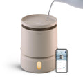 BLUEAIR Room Humidifier - DreamWell - 48Hr Top-Fill Mist-Free InvisibleMist Technology Aroma Stone for Essential Oils and Soothing Mood Lighting - Quiet Operation for Bedroom and Home Use, Beige