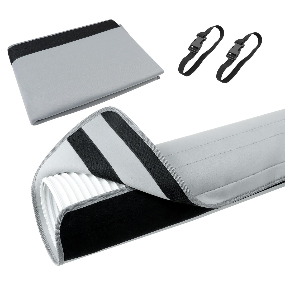 Portable AC Insulated Hose Cover, Air Conditioner Hose Cover Heat Insulated AC Hose Cover Wrap for 5" & 5.9" Diameter Exhaust Hoses Tube