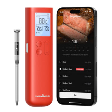 ThermoMaven Sub-1G Smart Wireless Meat Thermometer with Standalone Base