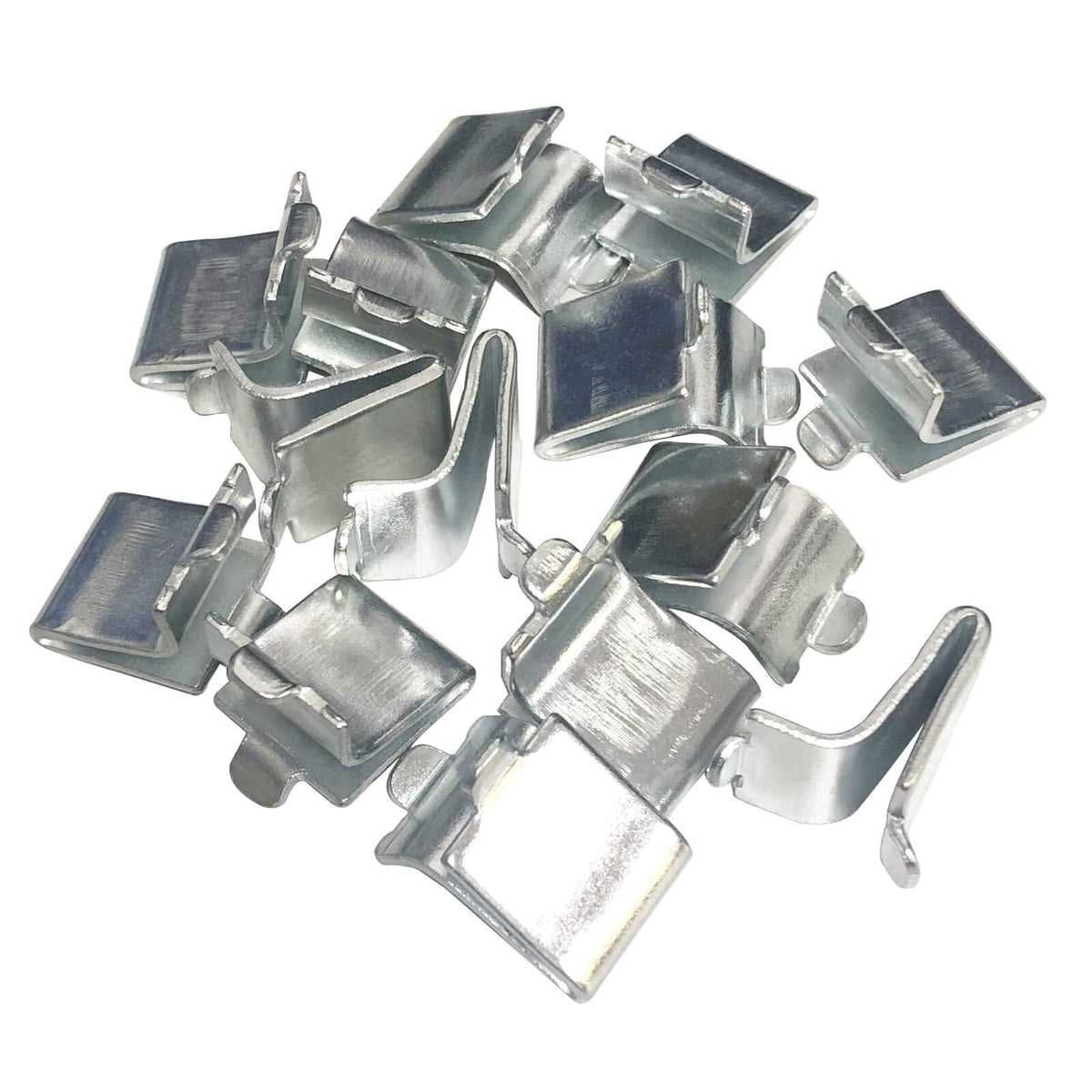 Adjustable Steel Pilaster Shelf Support Clips -14 Pieces