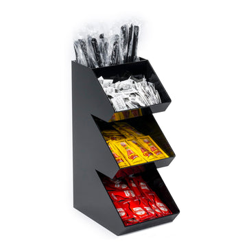 Inevibe Condiment Holder Stand, 3 Tier Coffee Station Organizer