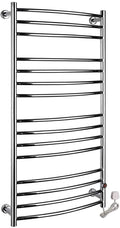 Heated Towel Rail Rails Wall Mounted Electric Towel Warmer Stainless Steel Polished Heated Towel Rack Hot Towel Warmer for Bathroom 15 Bar 47.234; × 23.634 HardWire (Size : ()