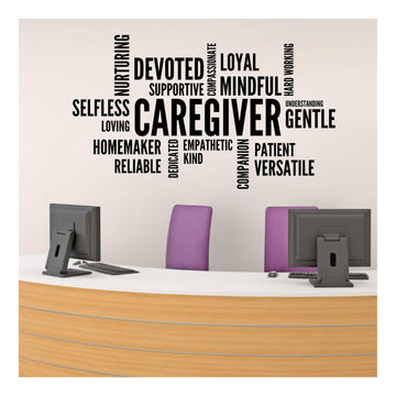 Caregiver Wall Decal, Nursing Home & Healthcare Decor