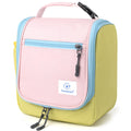 Kids Lunch Box, Insulated Lunch Bag for Kids, Toddler, Girl, and Boy; Holds Lunch Box, Water Bottle, & Snacks; Easy-Clean Water-Resistant Fabric & Multiple Zippered Pockets (Yellow Blue)