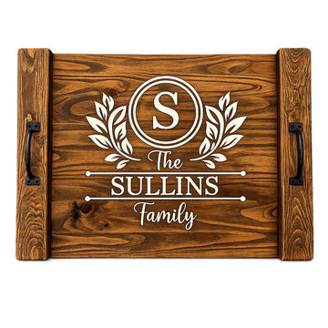 Personalized Stove Top Cover for Gas & Electric Stoves, Rustic Wooden Noodle Board, Farmhouse Kitchen Decor, Custom Family Name Stove Cover, Extra Counter Space