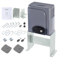 CO-Z 1400 lb Sliding Gate Opener Kit for Gates Up to 40 ft, Automatic Chain Drive Gate Motor with 2 Remote Controls & 20 ft #41 Roller Chain, 110V 280W Electric Driveway Gate Operator
