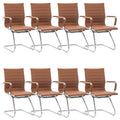 Dm Furniture Conference Room Chairs Set of 8, Waiting Room Chairs with Arms, Reception & Waiting Room Seating, No Wheels Meeting Chairs with