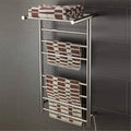 Heated Towel Rail Rails Towel Warmer Stainless Steel Towel Heater 2-in-1 in-Line Bath Towel Heater Electric Heating Drying Rack Bathroom Rack