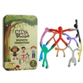 MAGMEN Airplane & Road Trip Toy 10-Pack Opaque Colors - Quiet Travel Activities for Kids - Sensory Magnetic Fidget Toys for Car, Airplane, & Restaurants - STEM Building Figures8 | Screen-Free Fun