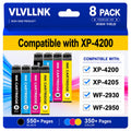 Remanufactured Replacement for Epson 232XL Ink Cartridges Combo Pack for 232 XL T232XL Ink Cartridges Work with XP-4200 XP-4205 Workforce WF-2930 WF-2950 Printer (8-Pack)