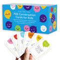 700 Conversation Cards for Kids, Fun Kids Conversation Starter Cards for Kids, Teens, Family Night, Dinner, Play Conversation Games, Color-Coded Across 6 Topics, Take Anywhere