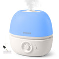 BOXING 3L Top Fill Humidifiers for Bedroom Baby, 20dB Quiet Air Humidifier for Large Room & Indoor Plants with Optional Night Light, Cool Mist Diffuser for Home, Essential Oil Tray, BPA-Free,White,30H