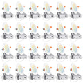 Amico 24 Pack 4 Inch 5CCT Ultra-Thin LED Recessed Ceiling Light with Junction Box, 2700K/3000K/3500K/4000K/5000K Selectable, 10W Eqv 60W, Dimmable Can Light, 800LM High Brightness Downlight - ETL&FCC