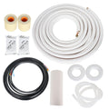 25FT 1/4 Inch and 3/8 Inch Air Conditioning Cooling Connection Hose Mini Split Line Set Fit for Mini Split Air Conditioner