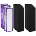 FLT4850PT HEPA Filter B Pet Replacement Compatible with G-Guardian Air Purifier AC4825 AC4825E AC4850PT AC4300 AC4800 AC4900 AC4850,4 H13 True HEPA Filters & 10 Activated Carbon Pre-Filters