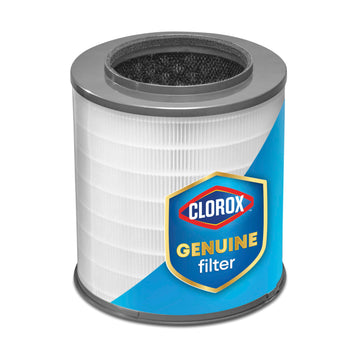 Clorox Medium Room Air Purifier True HEPA Replacement Filter, 1,000 Sq. | 1,000 Sq. Ft. Capacity | Removes 99.97% of Allergens up to 0.1 Micron | Compatible with 11030 & 11031 | 1 Count | 12030