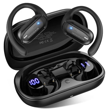 AI Translation Earbuds Real Time – 164 Languages Translator Earbuds, 4-in-1 Wireless Bluetooth Earphones with Audifonos Traductores Inglés Español for Travel Business Meeting Learning, Magic Black