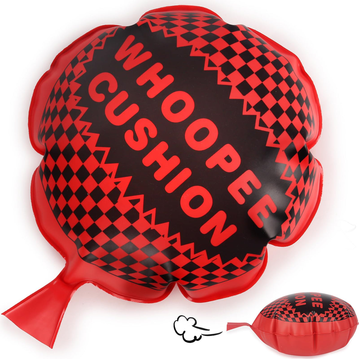 POPLAY Whoopee Cushion, 10 Inch Prank Toys for Novelty Party Favors Kids and Adults Fart Pillow Novelty Gifts