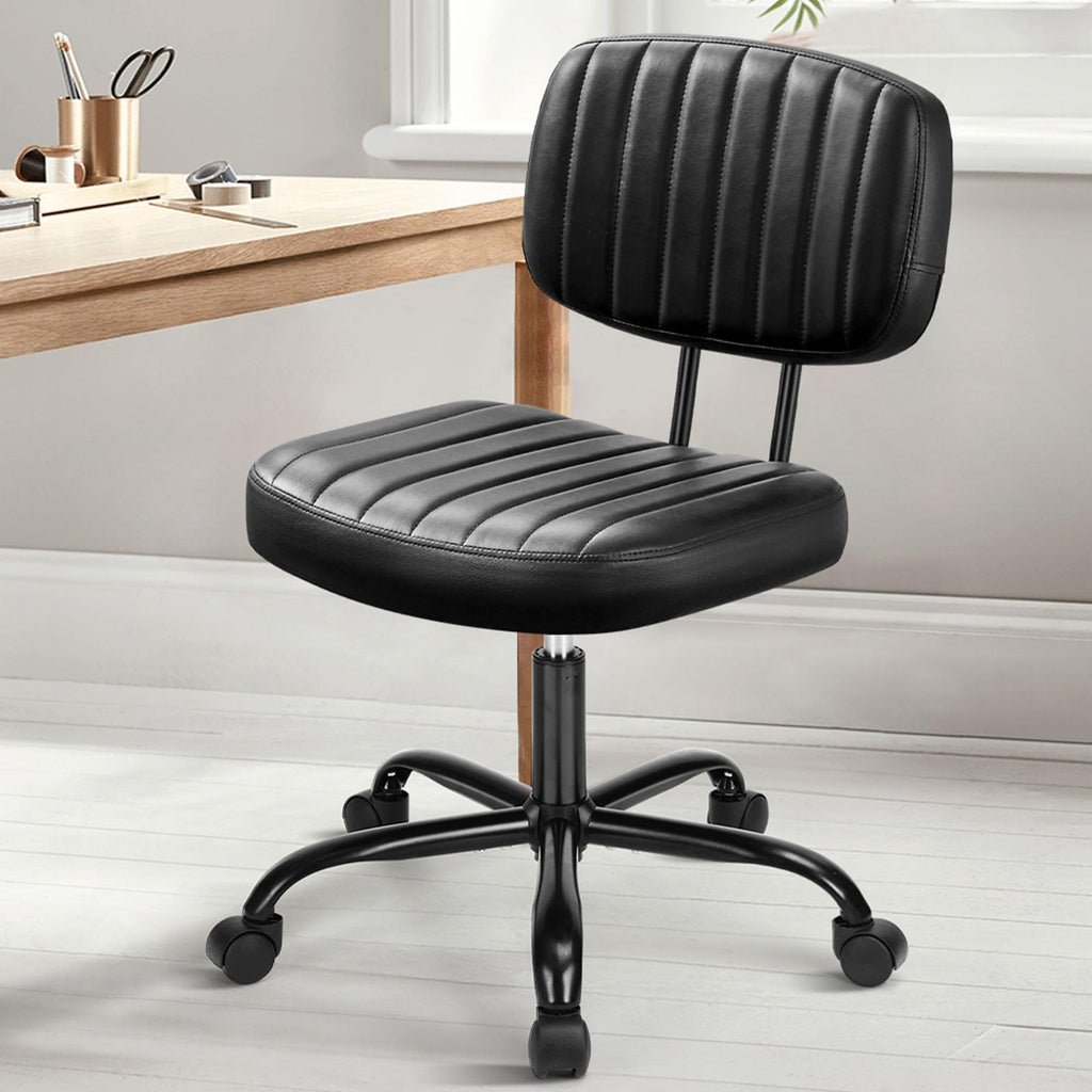 Dumos Home Office Chair, Ergonomic Computer Desk Chair, Lumbar Support, 24.21 inches x 16.33 inches x 34.25 inches, New Black