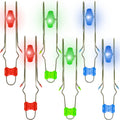 6 Packs Retro Light Up Gyro Wheels Flashing Gyro Wheel Rail Twirler Magnetic Yoyo Fun Gift for Boys and Girls, 3 Colors
