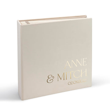 Velvet Wedding Photo Album | Personalized Self-Adhesive Album