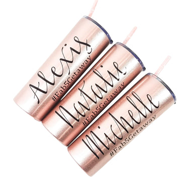 Personalized Stainless Steel Tumbler, Employee Gift, Bridesmaid Cups