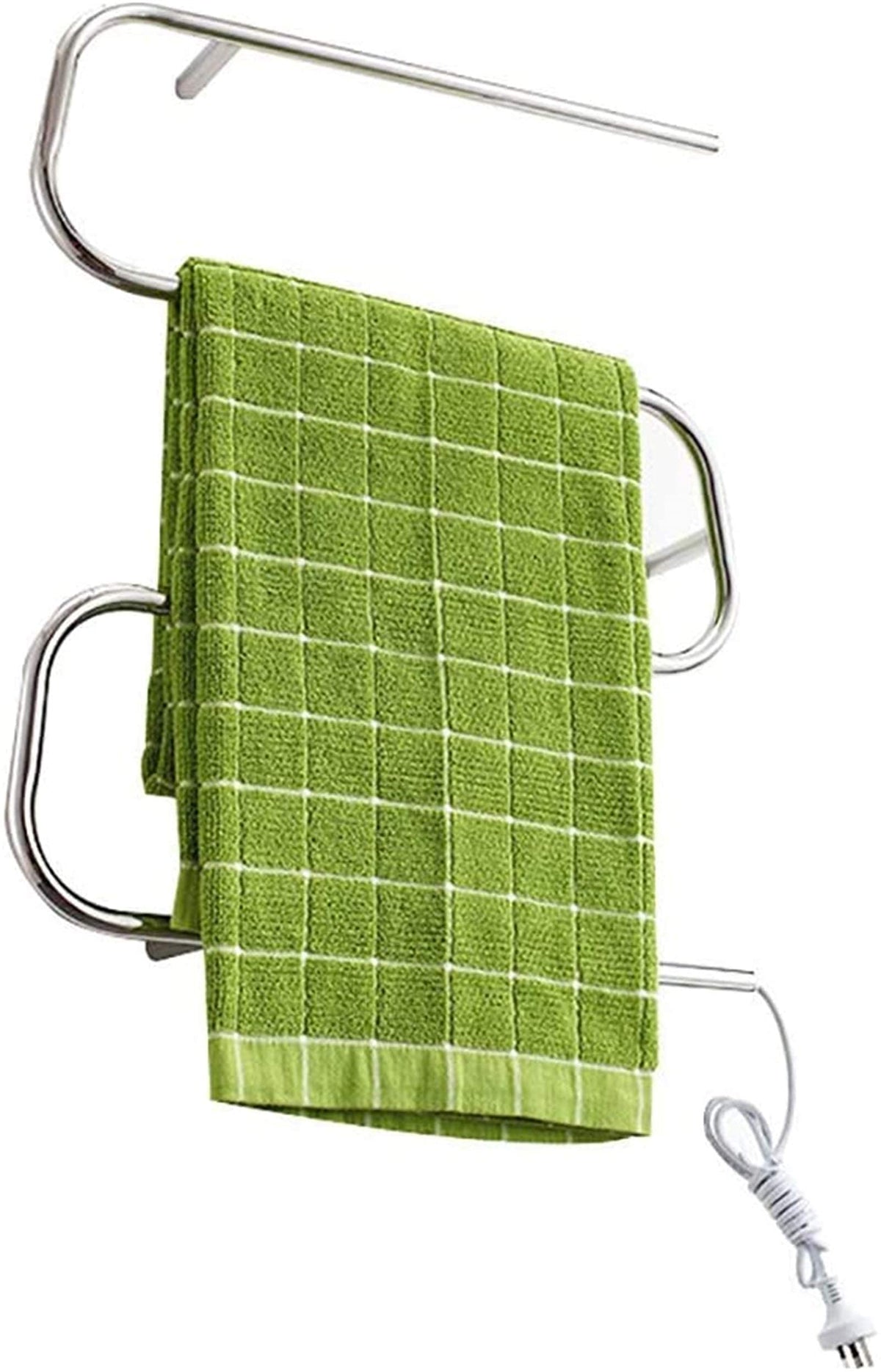 Heated Towel Rail Rails Towel Warmer,Hot Towel Warmer, Stainless Steel Electric Heated Towel Rack, Wall-Mounted Square Towel Drying Rack 17.7 23.6 4.3 Inch, 35W for Bathroom,ha (Ha