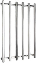 Heated Towel Rail Rails Towel Warmer Drying Rack Electric 304 Stainless Steel Tower Warmer with 6 Heated Bars Wall-Mounted for Bathroom 810 540 110mm (Size : Plugin) ()