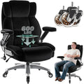 Famsway Fabric 600lbs Heavy Duty Office Chair with 5d Flip Arms for Heavy People,comfy Cloth Big and Tall Desk Chair with Pocket Spring