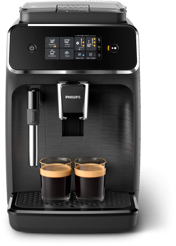 Philips 2200 Series Fully Automatic Espresso Machine w/ Milk Frother, Black, EP2220/14 (Renewed)