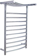 Heated Towel Rail Rails Towel Warmer Towel Heater Electric Towel Rack Waterproof Wall-Mounted 304 Stainless Steel Curved Towel Rack Home Bathroom Accessories (Color : Hardwiring)