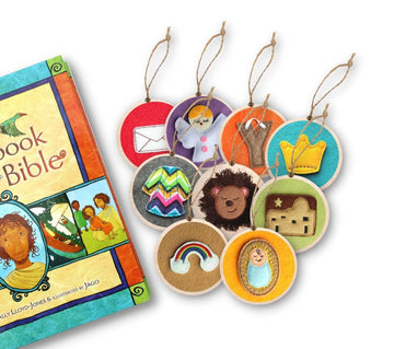 Jesse Tree Advent Ornaments corresponding with The Jesus Storybook Bible (Book not Included)