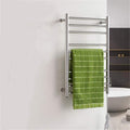 Bathroom Wall Heater Hibb 88W Stainless Steel Electric Heated Wall MountedTowel Warmer Home Bathroom AccessoriesTowel Dryer Racks Heated TowelRail(