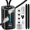 1.32 Gal / 5L Reptile Fogger Humidifier, with Remote & Timer, with Precise Humidity Control, Terrarium Humidifier Suitable for indoor Plants, Grow Tent, Greenhouse, Reptiles & Amphibians (Dual Hose)