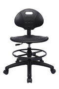 Take Ur Seat® Polyurethane Drafting Lab Stool Chair, 18" Adjustable Footring, 8" Adjustable Height, 450 Lbs Seat Capacity, Heavy Duty, Shipped