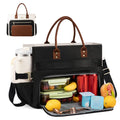 LOVEVOOK Lunch Tote Bag for Women, 3 in 1 Work Bag with Insulated Lunch Compartment & 40oz Large Cup Holder & Multi-Pockets, 15.6" Laptop Bag for Office/Daily/Travel, Gifts for Teacher Nurse Mom