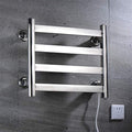 Heated Towel Rail Rails Electric Towel Warmer, Bathroom Towel Warmer, Wall Mounted Electric Towel Rack, Simple and Luxurious, Let You Not Feel The Wet and Cold of Towel (Size : Plu
