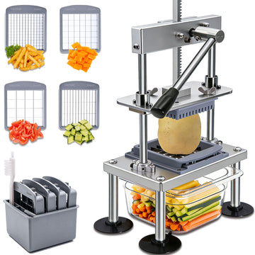 Goldtree French Fry Cutter for Potatoes Onion Food Fruit Vegetable Chopper