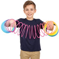 Liberty Imports 6" Jumbo Rainbow Coil Spring - Giant Classic Novelty Toy, Big Fun Large Magic Walking Magic Spring for Fidget and Stress Relief - Great Gift for Kids, Adults (Round)