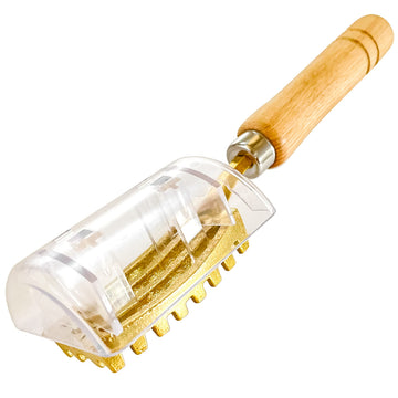 YAMASAN KYOTO UJI Brass & Wood Fish Scale Remover, Tsubame-Sanjo, Japan