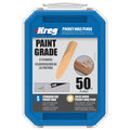 Kreg Solid-Wood Pocket-Hole Plugs - Clean Hole Plug Finish - Essential Woodworking Accessory for Hidden Joints - Paint Grade - P-PNT - 50 Count