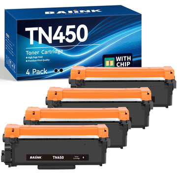 Compatible TN450 TN420 Toner Cartridge Replacement for Brother TN450 TN-450 TN420 TN-420 Compatible with HL-2270DW HL-2280DW HL-2230 MFC-7360N MFC-7860DW DCP-7065DN Intellifax 2840 2940 Printer