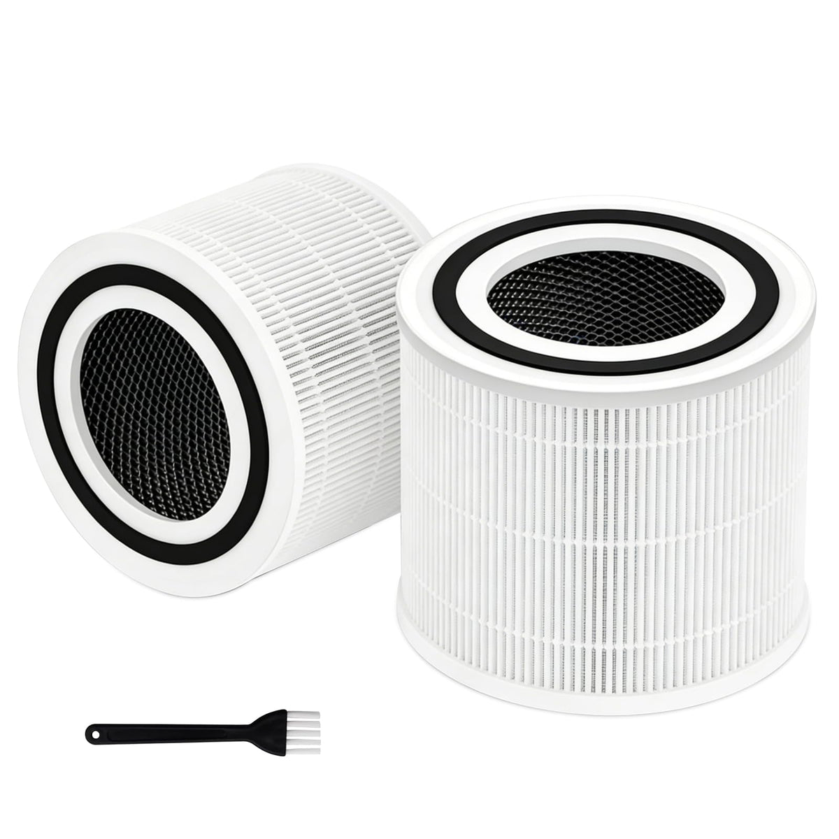 2 Pack 240 True HEPA Replacement Filter Compatible with Puroair 240 Air Purifier, 3-in-1 High-Efficiency HP-14 True HEPA with Activated Carbon Filter, White